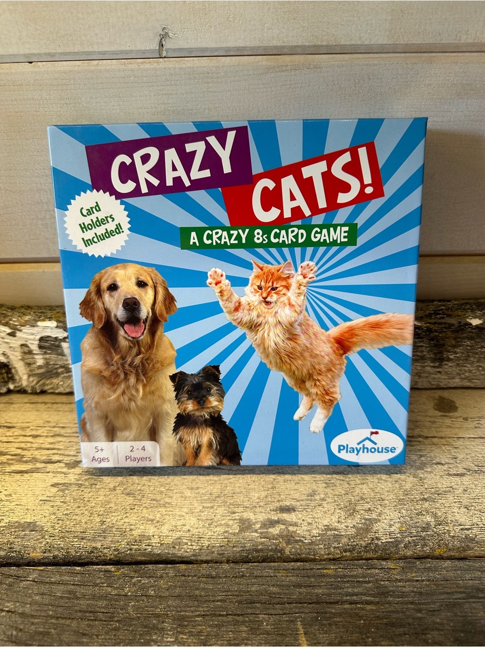 Playhouse | NIB Crazy Cats Crazy 8’s Card Game